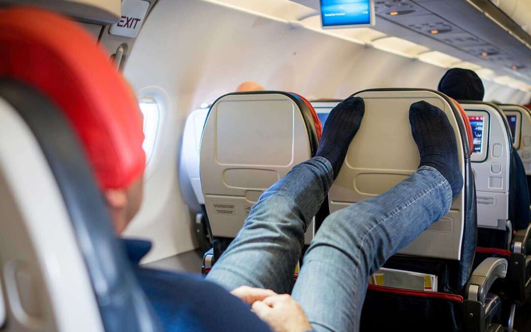 Why You Should Never Take Your Shoes Off on a Flight